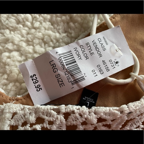 Pacsun Crocheted bralette with zipper - Picture 3 of 4